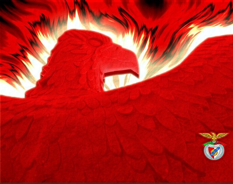 Red phoenix with club crest