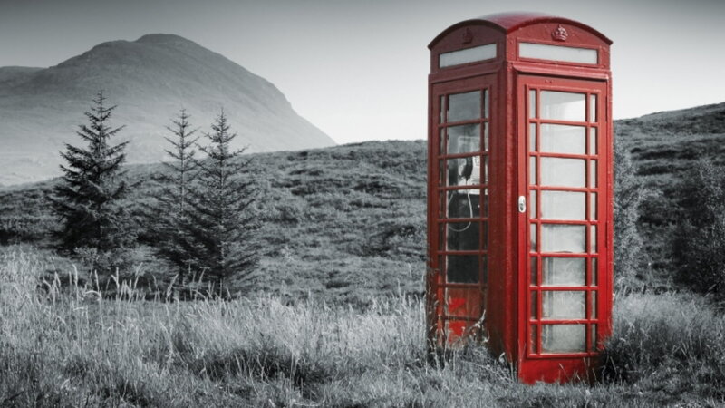 Red Phone Booth — Dramatic