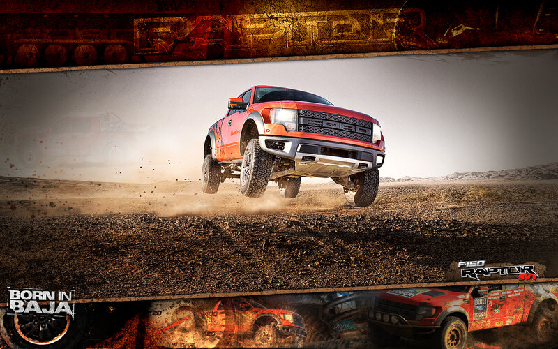 Red Pickup Truck — Action-packed