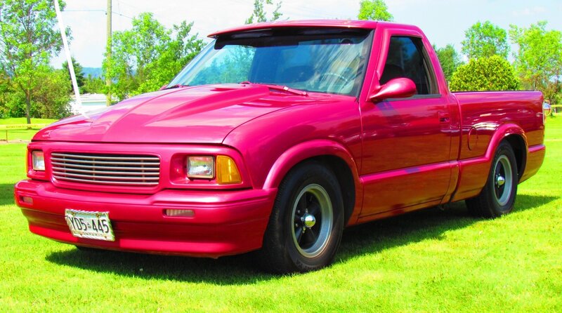 Red Pickup Truck — Calm