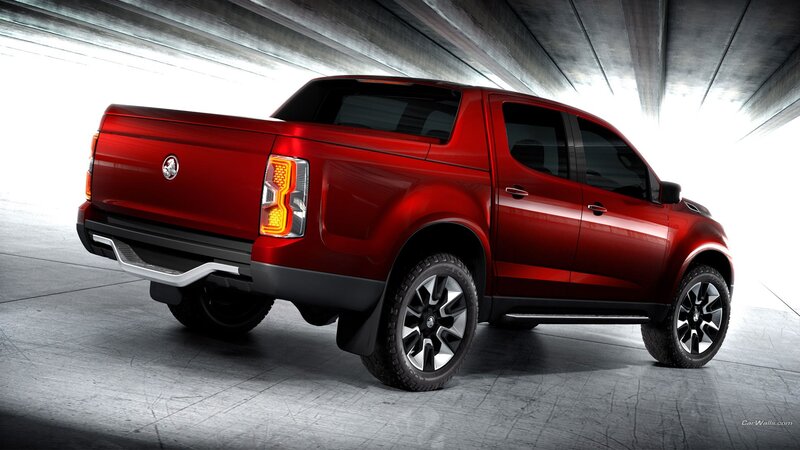 Red Pickup Truck — Dramatic, 3d Render