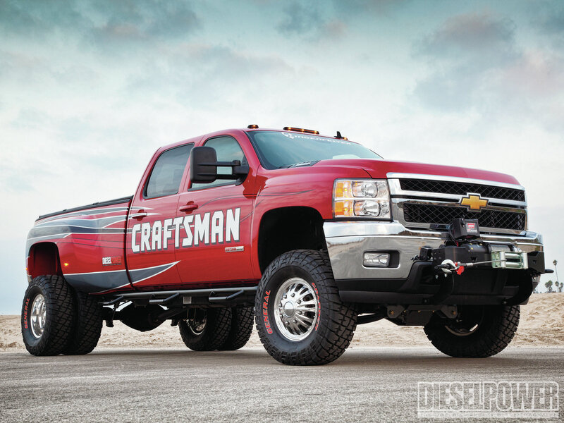 Red Pickup Truck — Dramatic, Afternoon, Photograph, Craftsman