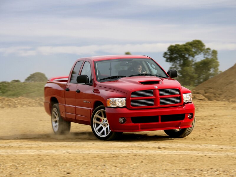 Red Pickup Truck — Dynamic, Afternoon, Photograph, Driver, Dirt Road