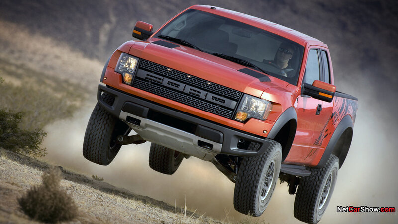Red Pickup Truck — Dynamic, Afternoon, Photograph, Dust, Driver, Desert