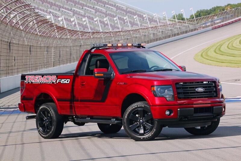 Red Pickup Truck — Dynamic, Afternoon, Photograph, Race Track