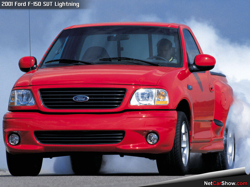 Red Pickup Truck — Dynamic, Photograph, Driver