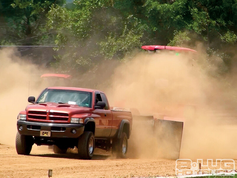 Red Pickup Truck — Dynamic