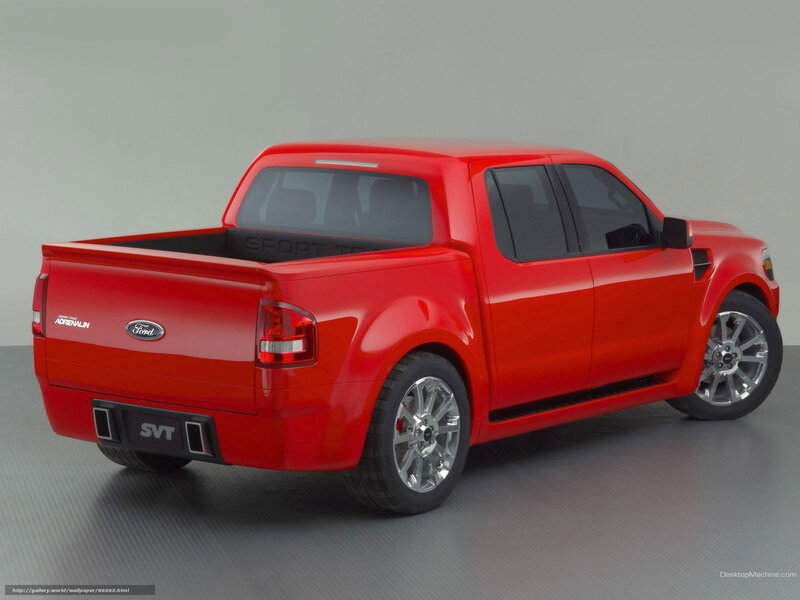 Red Pickup Truck — Neutral, 3d Render, Truck Bed