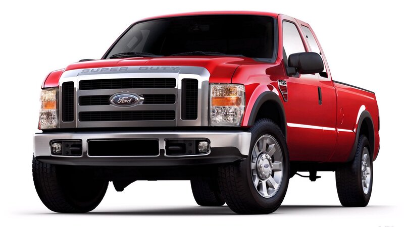 Red Pickup Truck — Neutral, Photograph, Grille, Headlights