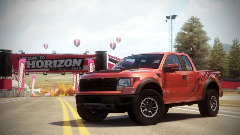 Red Pickup Truck — Outdoor, Afternoon, 3d Render