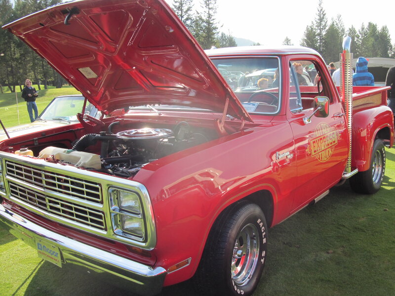 Red Pickup Truck — Outdoor, Afternoon, Photograph