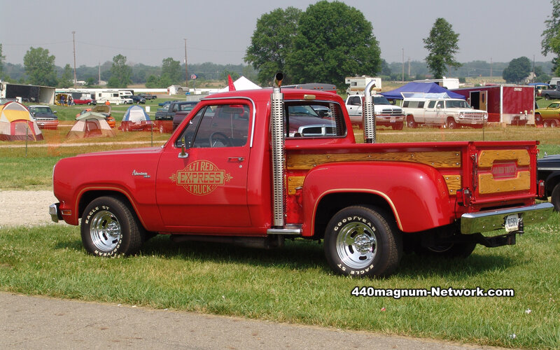 Red Pickup Truck — Outdoor
