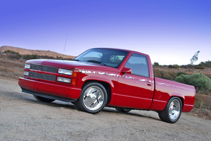 Red Pickup Truck — Serene