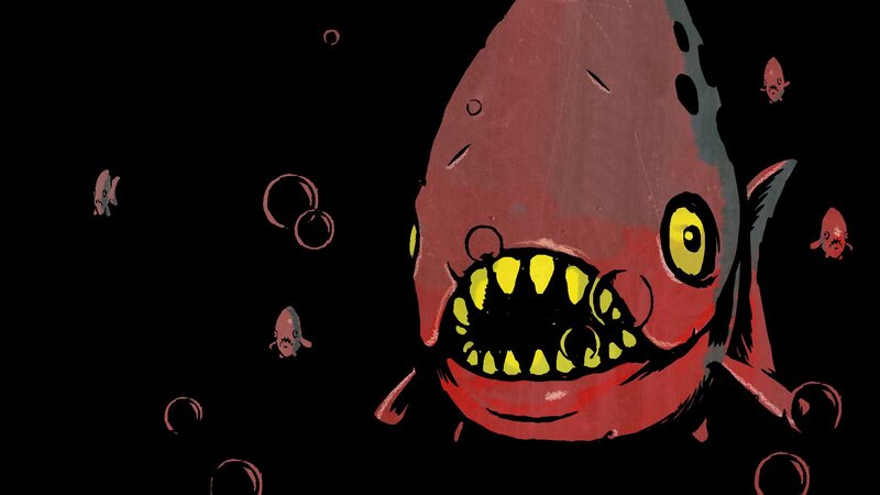 Red Piranha Fish