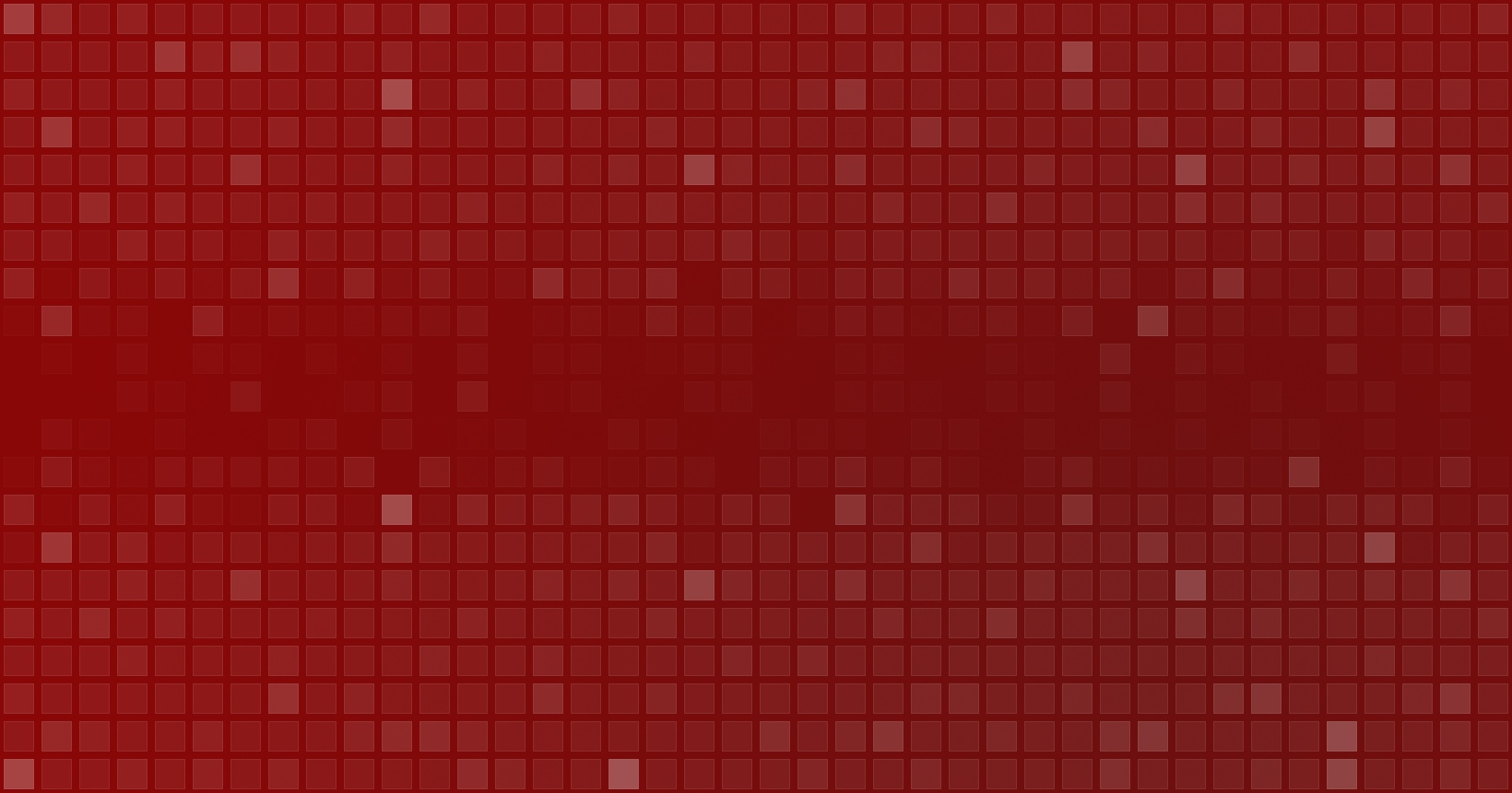 red pixel grid background