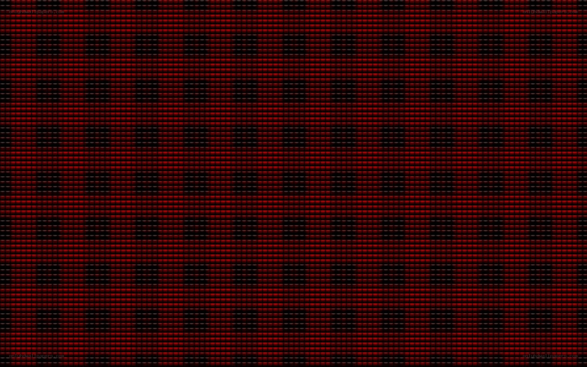 red pixel grid pattern
