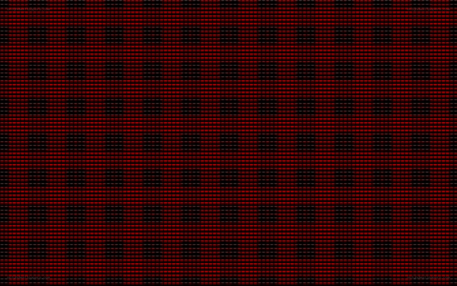 red pixel grid pattern