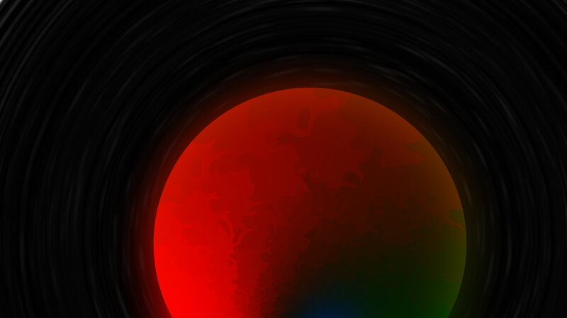 Red Planet in Tunnel