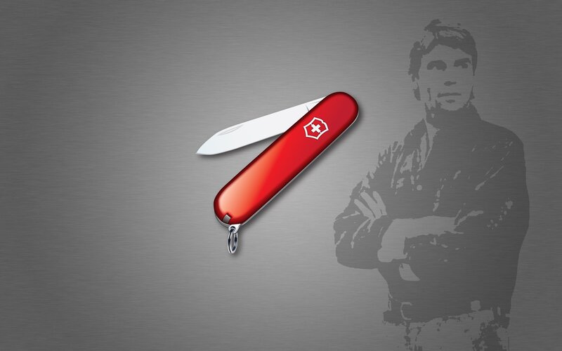 Red Pocket Knife — Minimalist