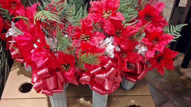 Red Poinsettia Arrangements