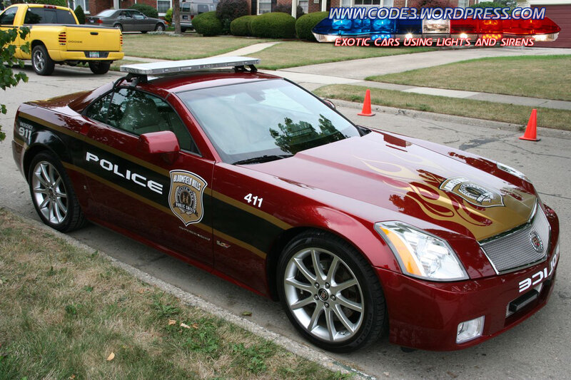Red Police Car