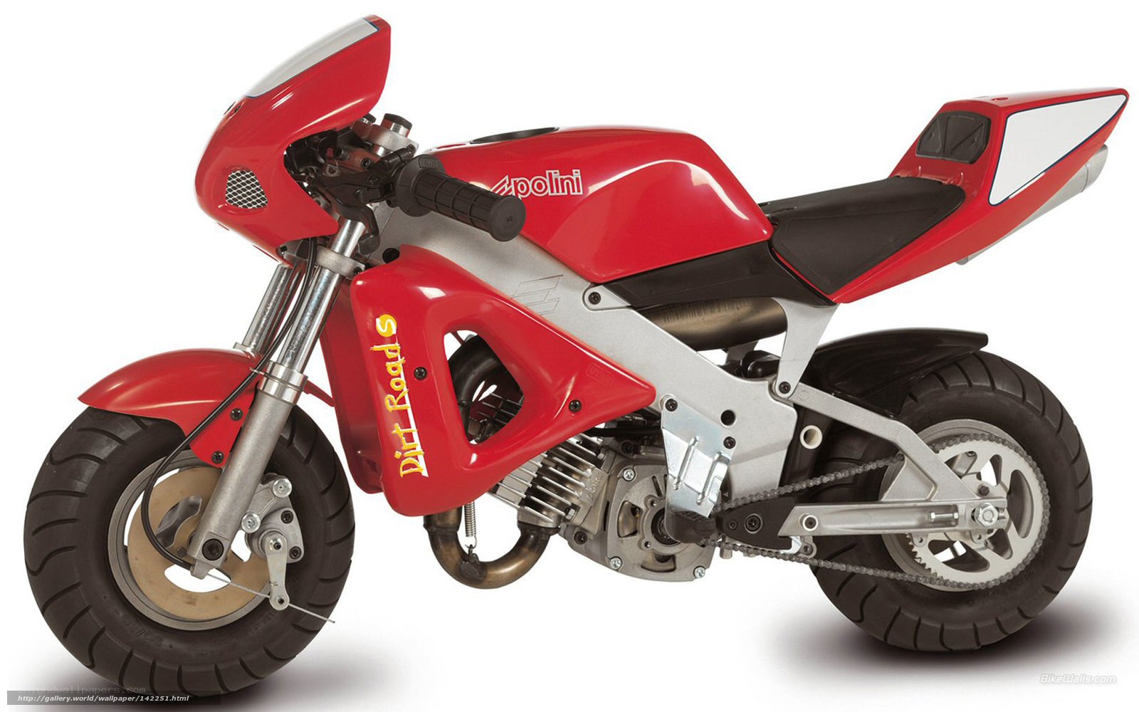 Red Polini Dirt Road S motorcycle