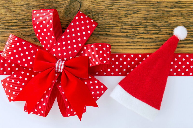 Red Polka Dot Bow