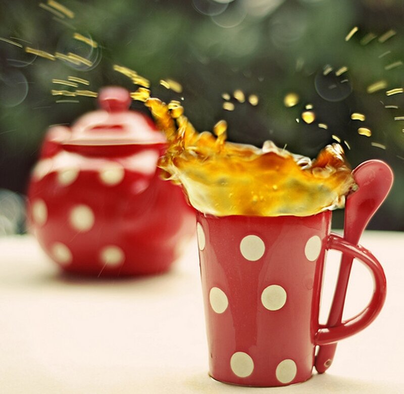 Red Polka-dot Mug