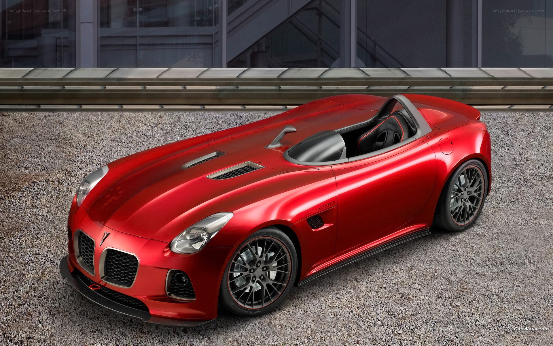 Red Pontiac concept car