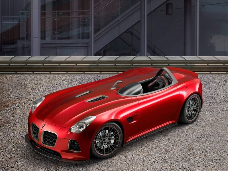 Red Pontiac concept car
