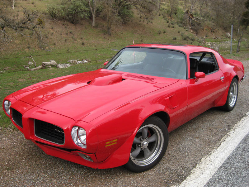 Red Pontiac Firebird — Calm
