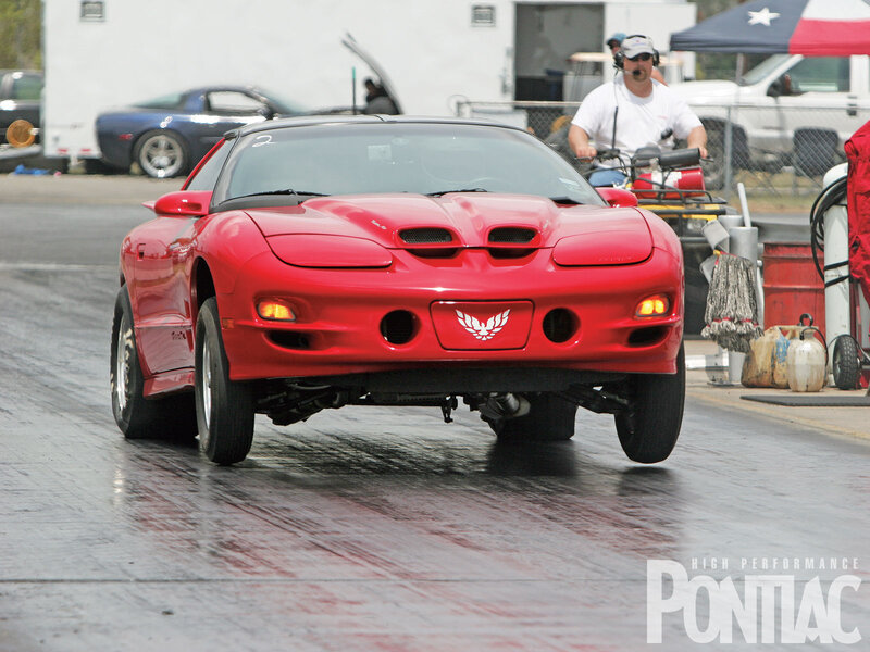Red Pontiac Firebird — Dynamic