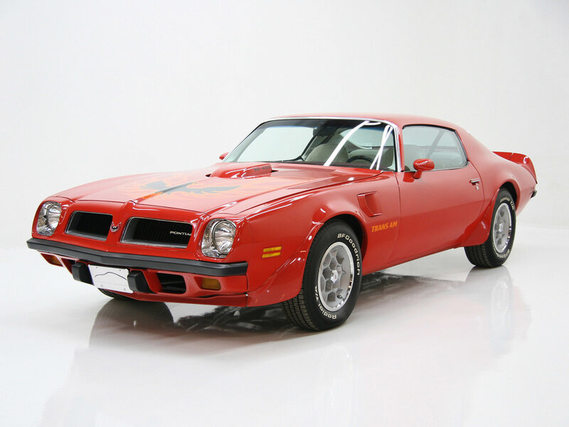 Red Pontiac Firebird — Neutral, Photograph, Car