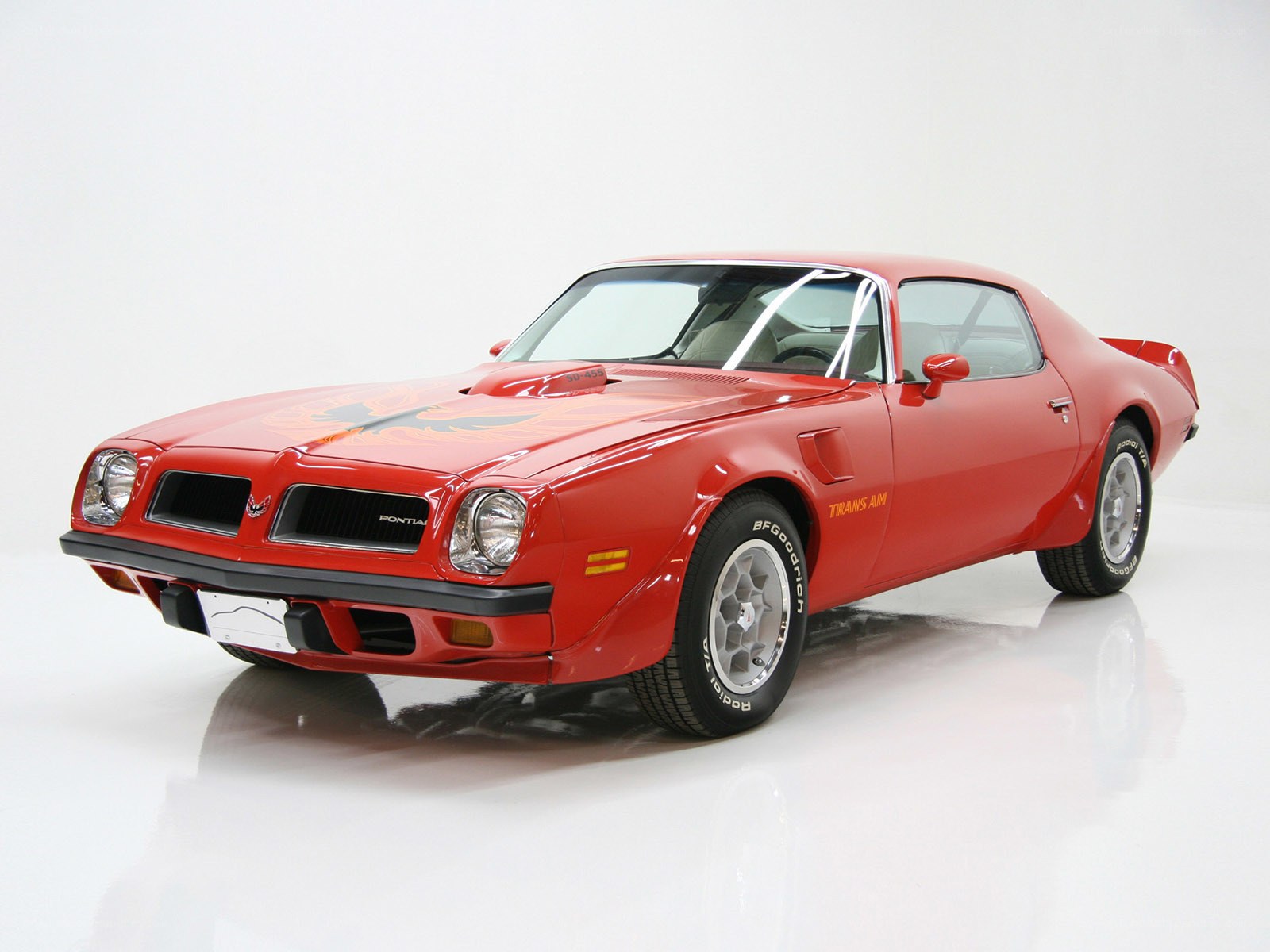 Red Pontiac Firebird Trans Am