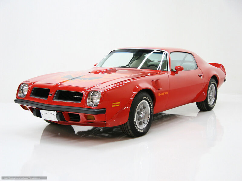 Red Pontiac Firebird Trans Am