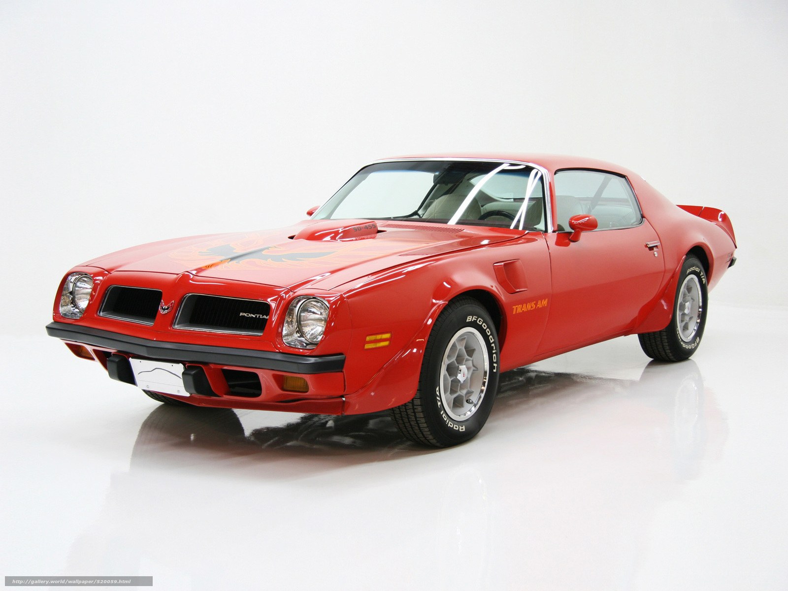 Red Pontiac Firebird Trans Am
