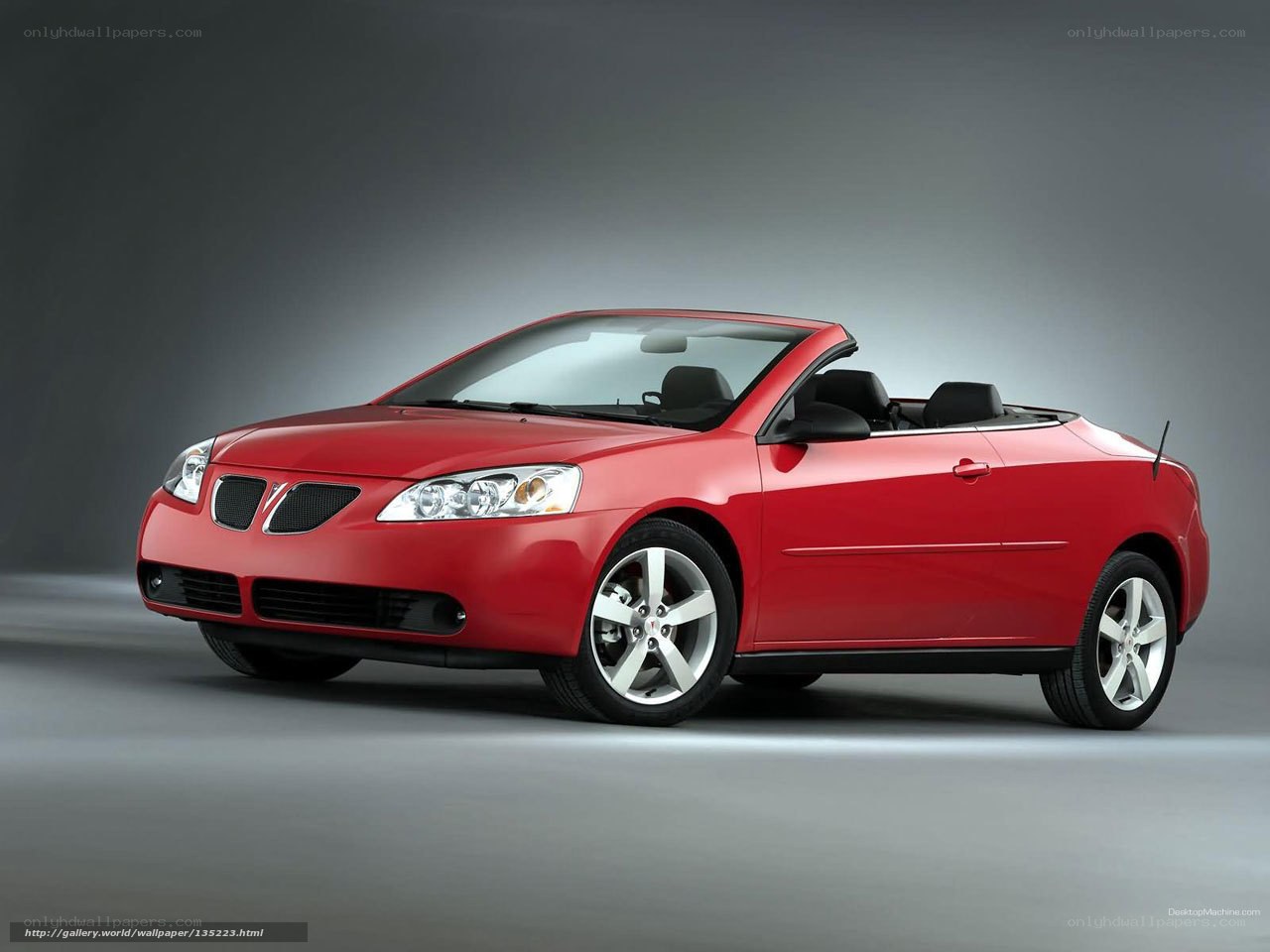 red pontiac g5 convertible