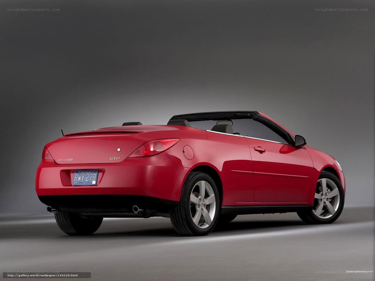 Red Pontiac G6 GTP Convertible