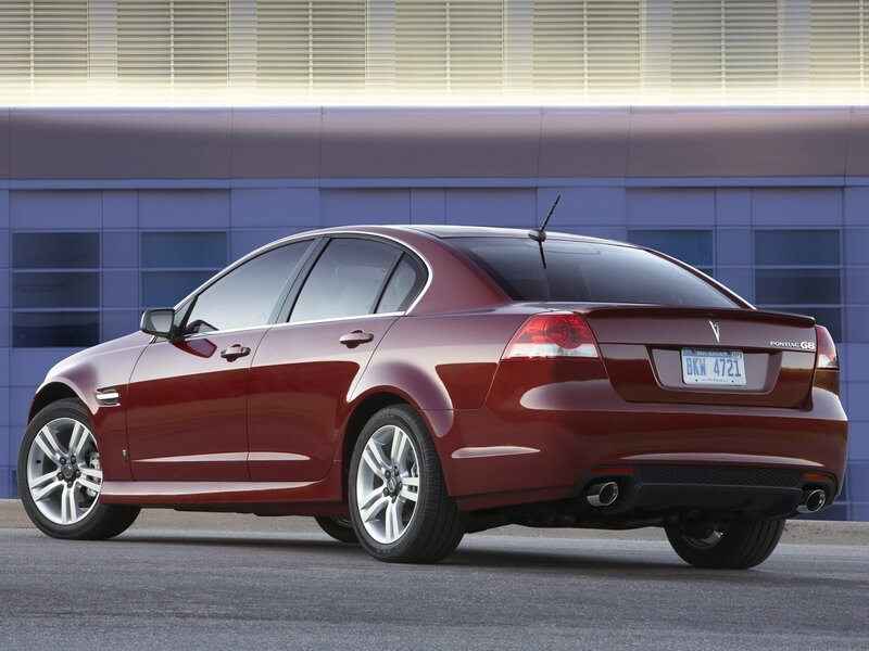 Red Pontiac G8 Sedan — Maroon