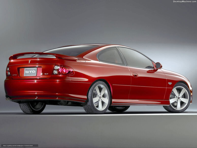 Red Pontiac Gto Coupe — Dramatic