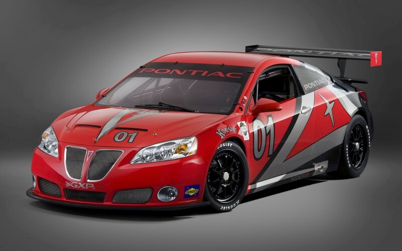 Red Pontiac GXP.R race car