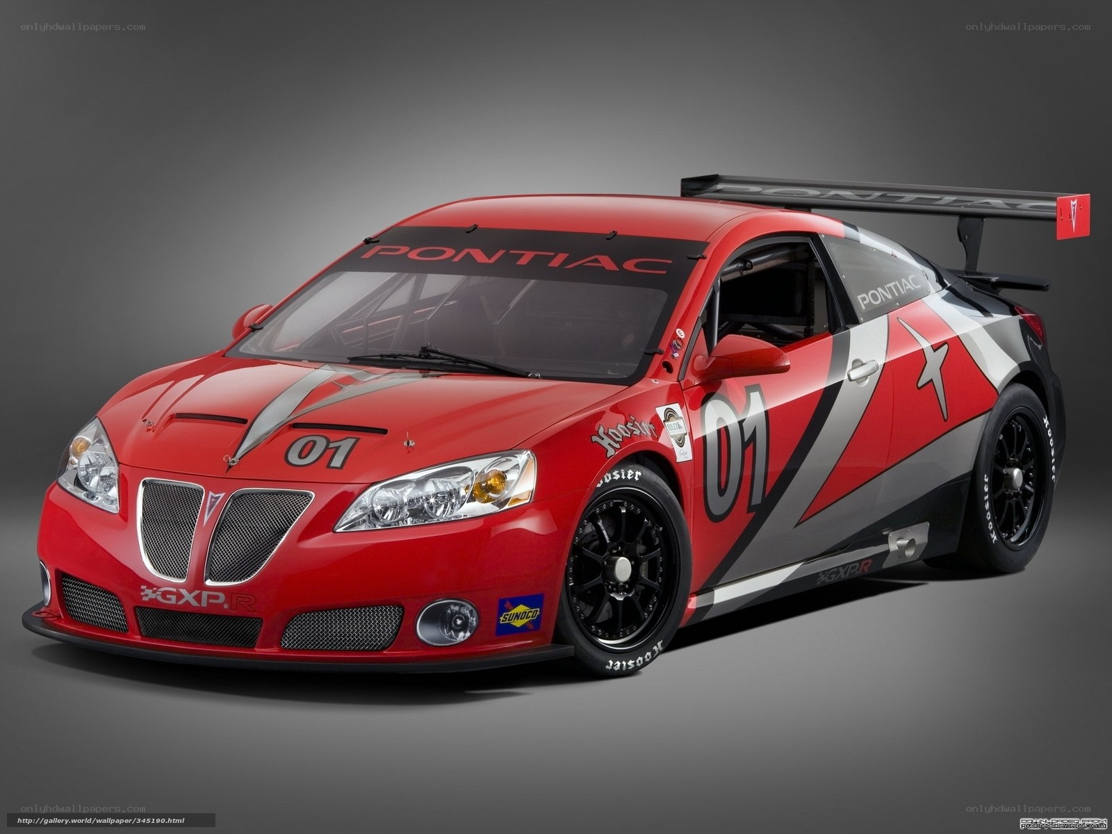 red pontiac race car