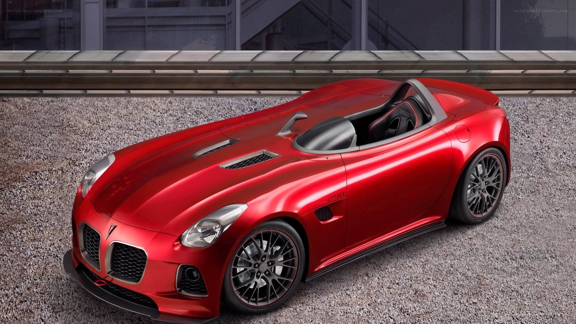 Red Pontiac roadster concept