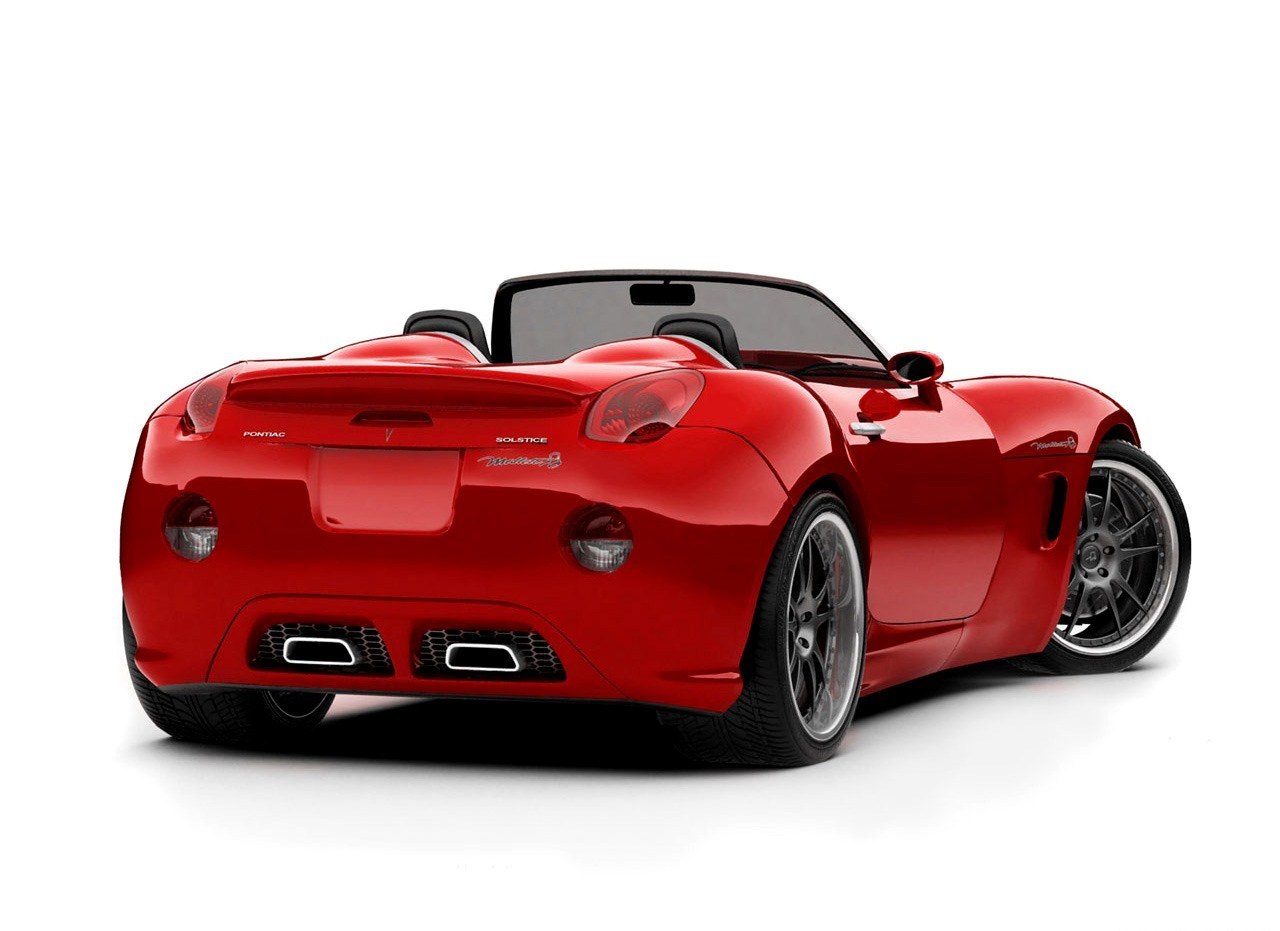 red pontiac solstice convertible