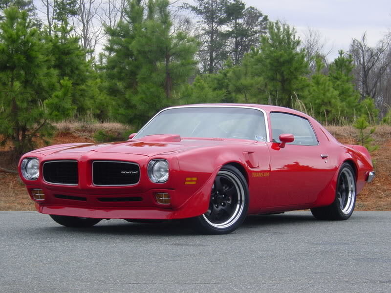 Red Pontiac Trans Am — Calm