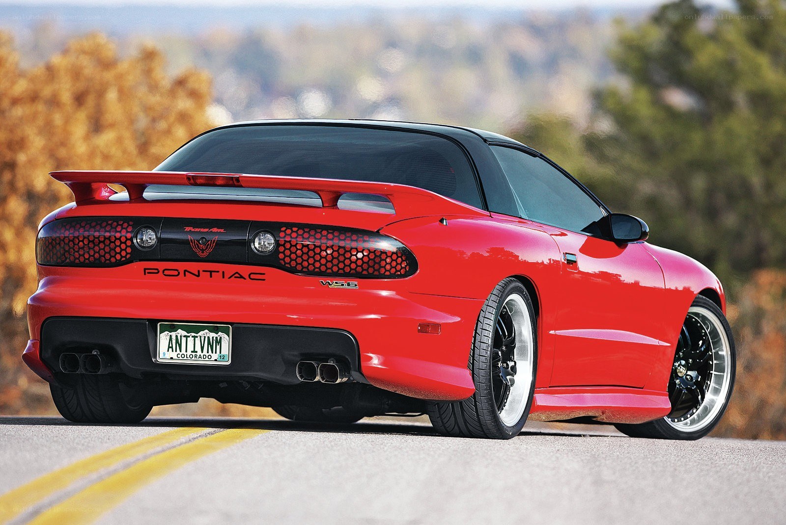 Red Pontiac Trans Am