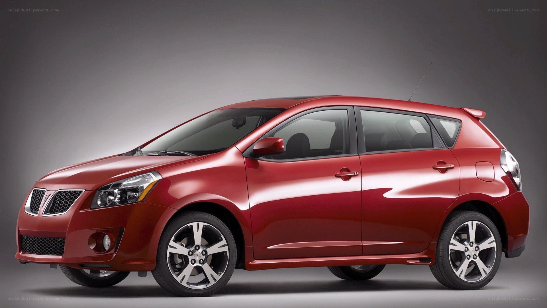 red pontiac vibe hatchback