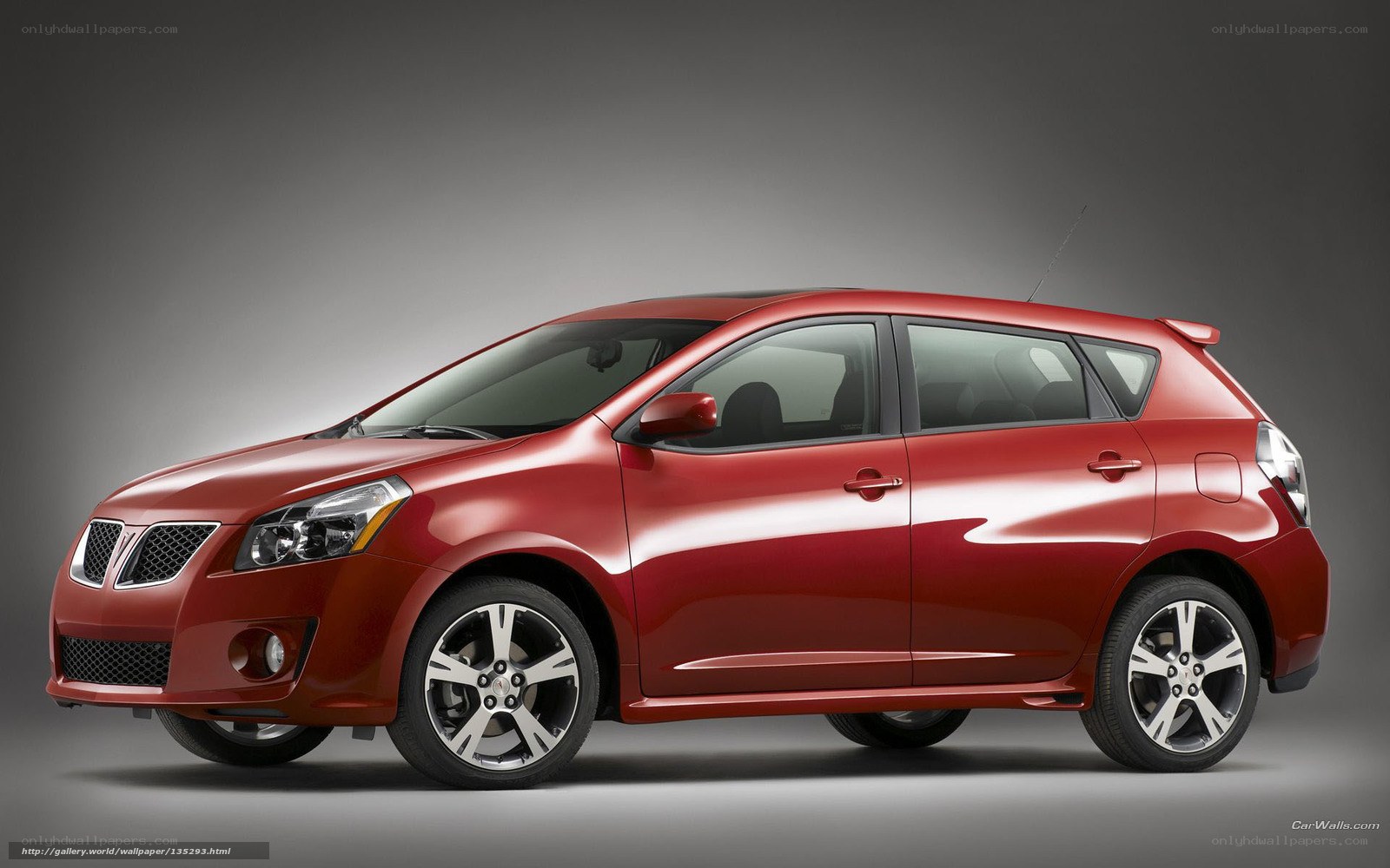 red pontiac vibe hatchback