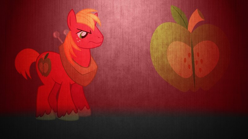 Red Pony with Apple