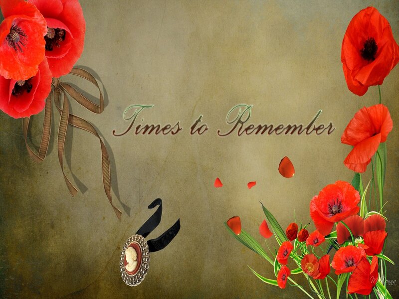Red Poppies and Cameo